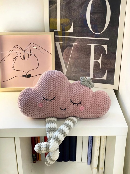 βοΈ Cloud Pillow Crochet Pattern β Soft, Sweet & Easy π