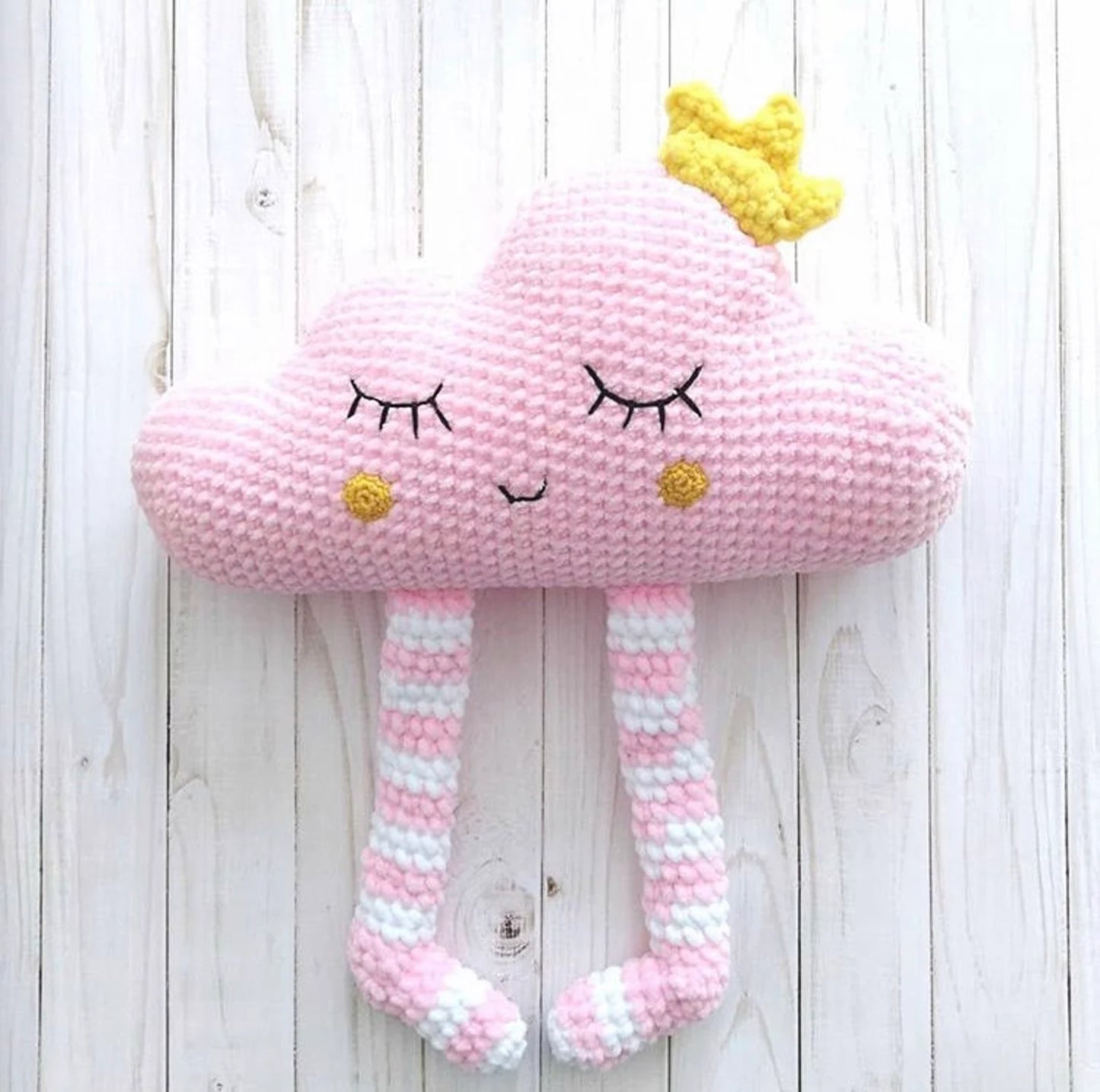 βοΈ Cloud Pillow Crochet Pattern β Soft, Sweet & Easy π