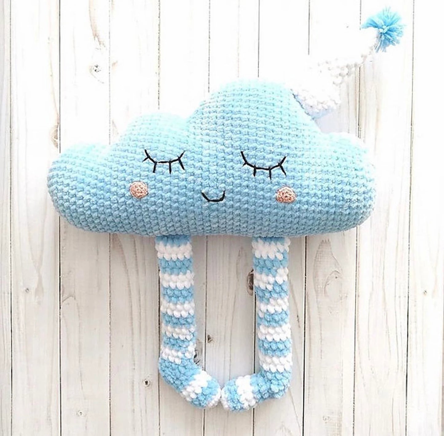 βοΈ Cloud Pillow Crochet Pattern β Soft, Sweet & Easy π