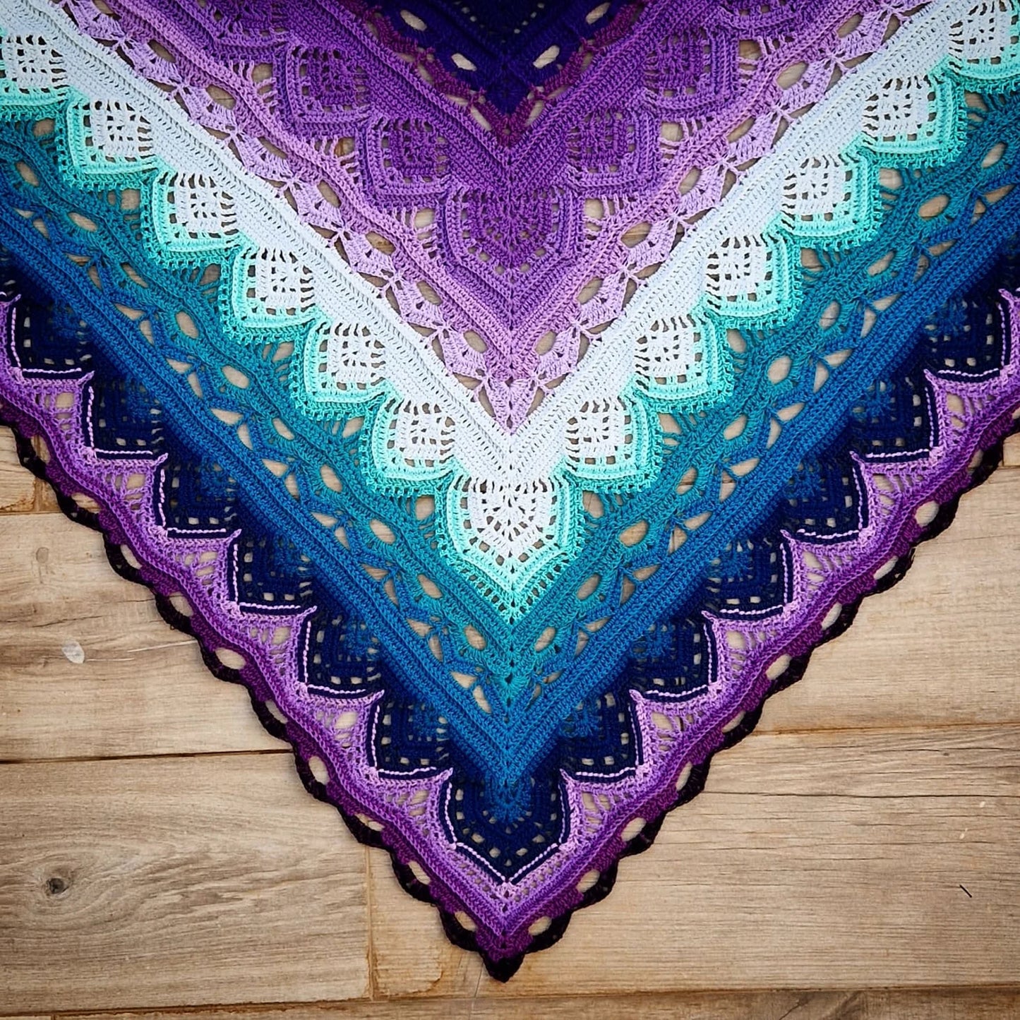 Handmade Beauty 🧣 CeylanTea Shawl Crochet Pattern - Cielcraft