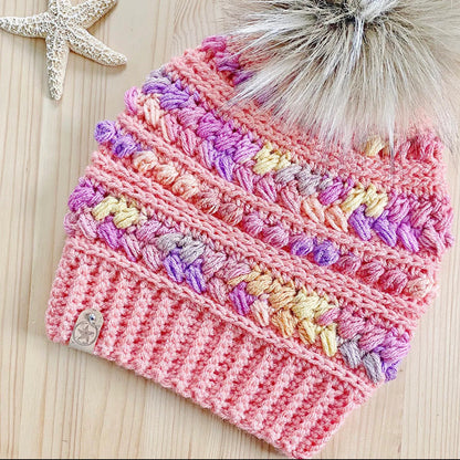 Blizzard Beanie ❄️✨ Cozy  Pattern (PDF)