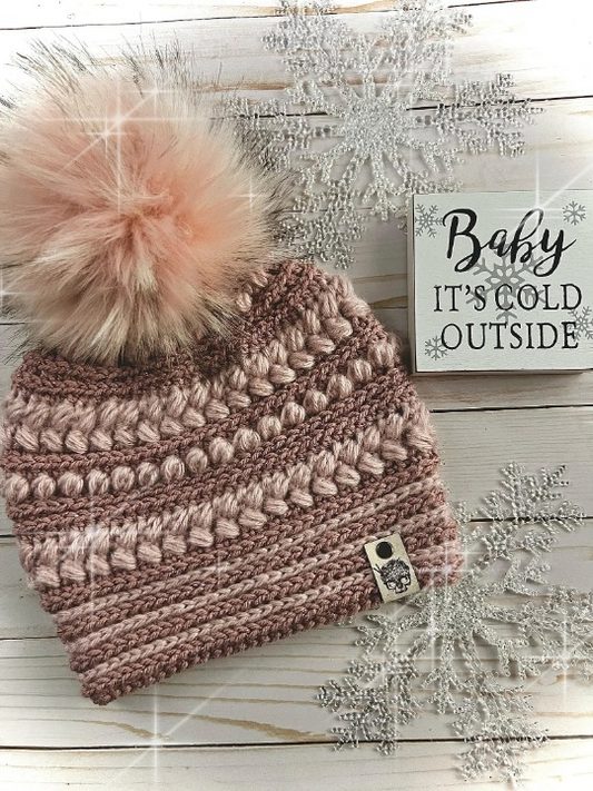 Blizzard Beanie ❄️✨ Cozy  Pattern (PDF)