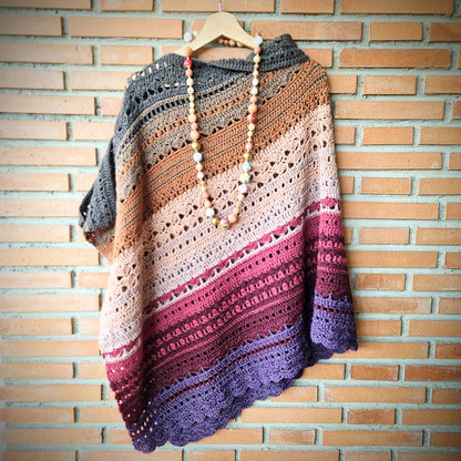 YakButterTea Poncho 🧶 Cozy Crochet Pattern (PDF)