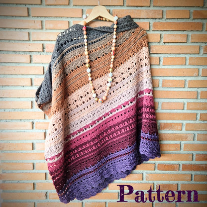 YakButterTea Poncho 🧶 Cozy Crochet Pattern (PDF)