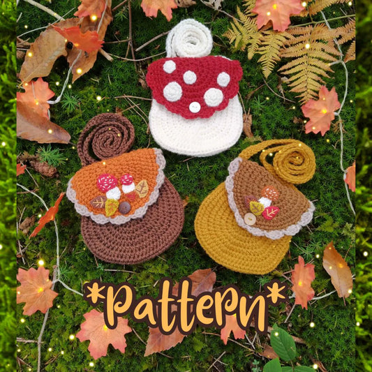 🍄 Little Autumn Fairy Bag – Crochet Pattern 🍂