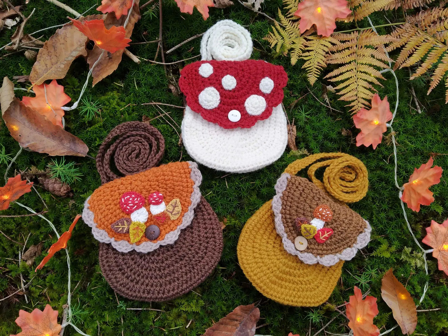 🍄 Little Autumn Fairy Bag – Crochet Pattern 🍂
