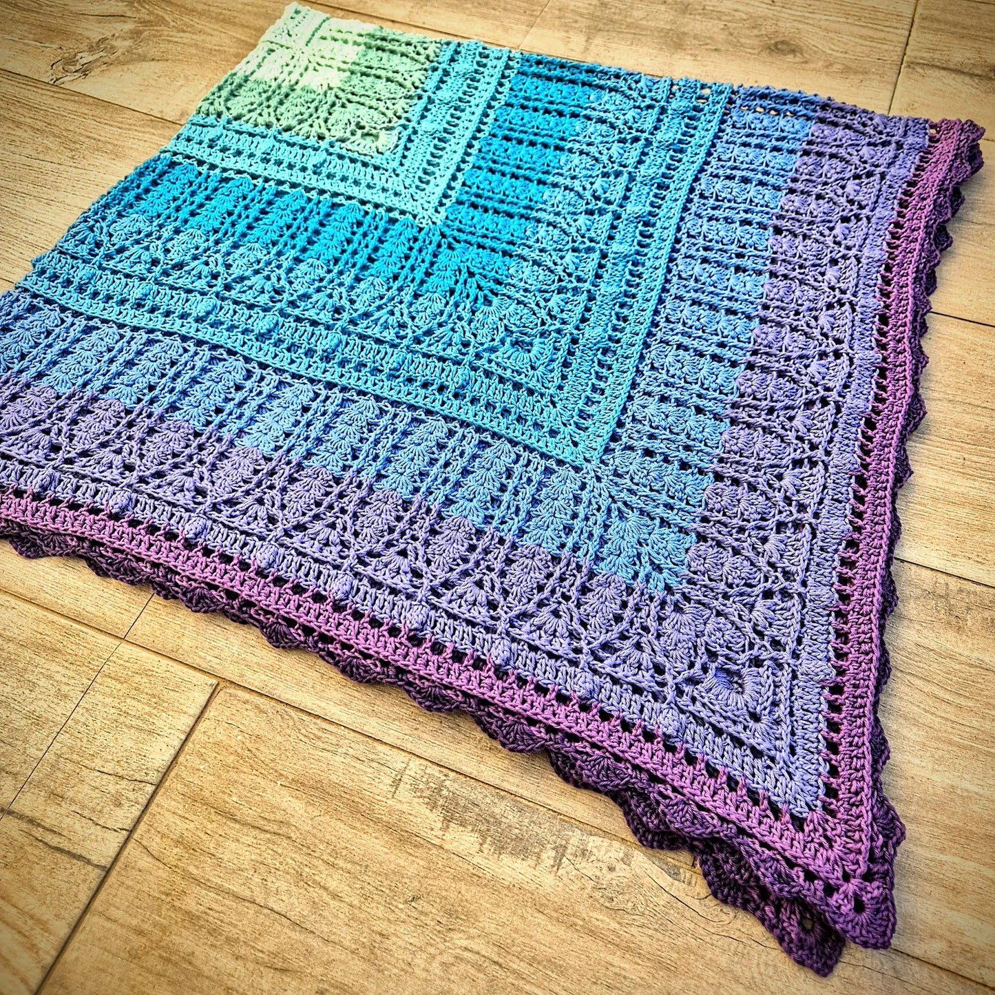 🧋 Bubble Tea Blanket Crochet Pattern – Textured & Modern PDF
